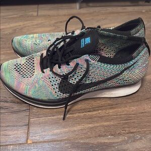 Nike flyknit racer Multicolor Running Shoes